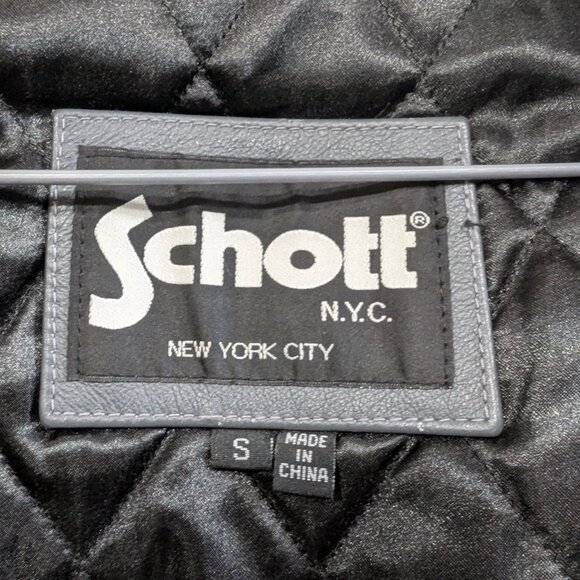 Schott NYC Rose 6 Leather racing leather jacket motorcycle streetwear - Small - Picture 8 of 16